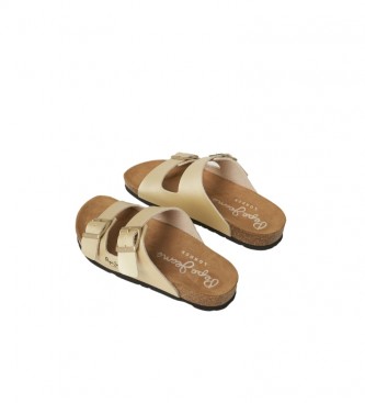 Pepe Jeans Zlate sandale Oban Claic