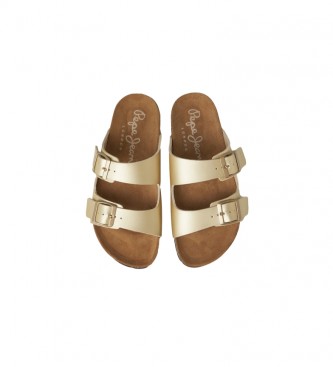 Pepe Jeans Zlate sandale Oban Claic