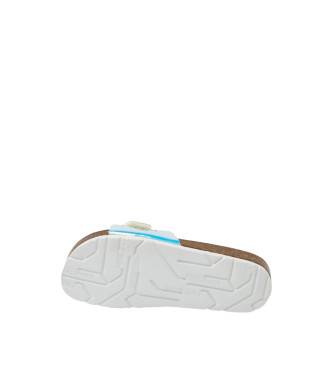 Pepe Jeans Silver Oban Mirror Sandals