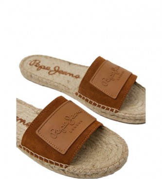 Pepe Jeans Siva Berry brune lder sandaler