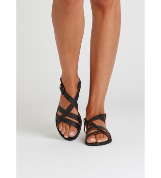 Pepe Jeans Hayes Rome Flat Sandals black