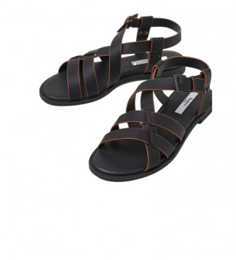 Pepe Jeans Hayes Rome Flat Sandals black