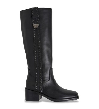 Pepe Jeans Sandy Only bottes en cuir noir