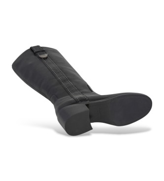Pepe Jeans Sandy Only bottes en cuir noir