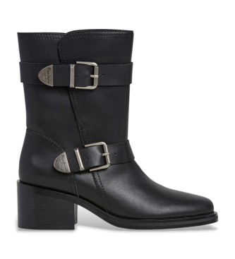 Pepe Jeans Sandy West bottes en cuir noir