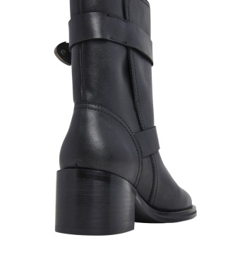 Pepe Jeans Sandy West bottes en cuir noir