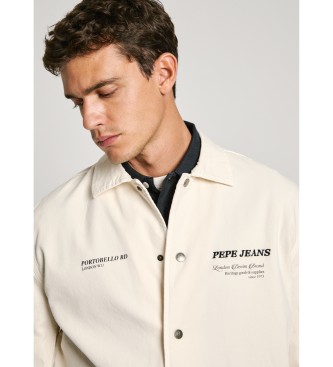 Pepe Jeans Sann overshirt blanc