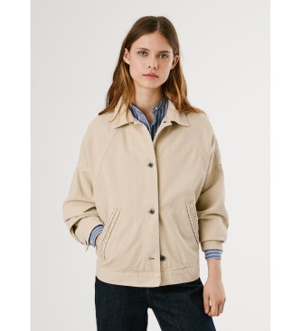Pepe Jeans Saura beige jakke