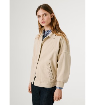 Pepe Jeans Saura beige jakke