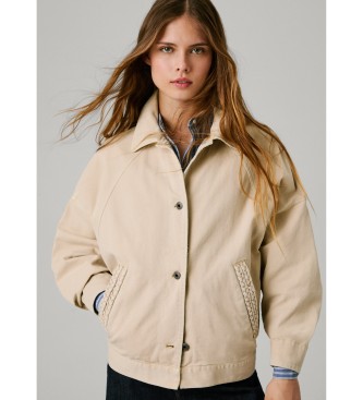 Pepe Jeans Saura beige jakke