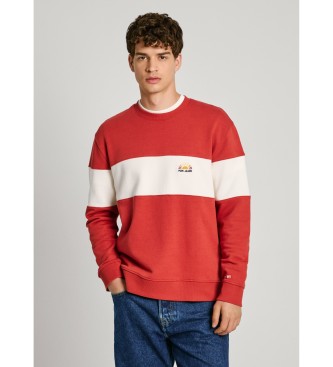 Pepe Jeans Sudadera Sawyer Crew rojo