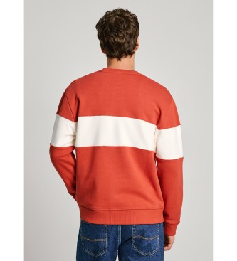 Pepe Jeans Felpa rossa Sawyer Crew