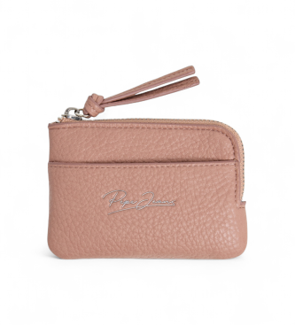 Pepe Jeans Beige Script Munttasje