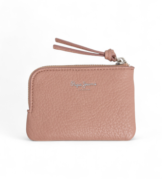 Pepe Jeans Beige Script Munttasje