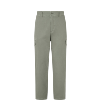 Pepe Jeans Pantaloni cargo stagionali verdi