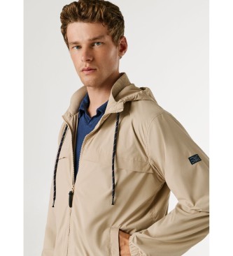 Pepe Jeans Casaco corta-vento Sebulon bege