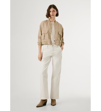 Pepe Jeans Selma beige jakke