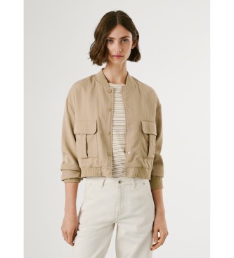 Pepe Jeans Selma beige jakke