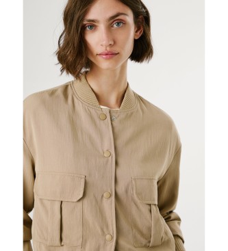 Pepe Jeans Selma beige jakke
