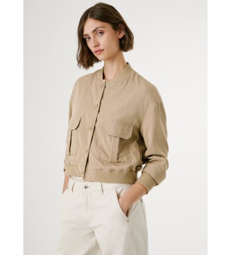 Pepe Jeans Selma beige jakke