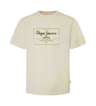 Pepe Jeans Camiseta Simon blanco