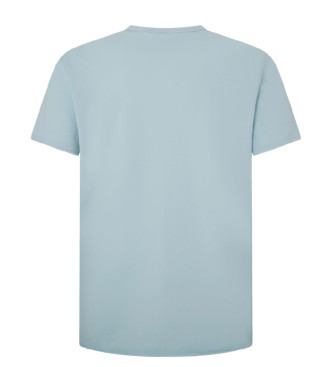 Pepe Jeans T-shirt blu Carrinson singola