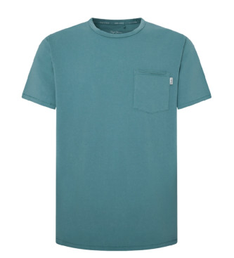 Pepe Jeans T-shirt blu Carrinson singola