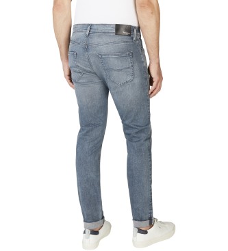 Pepe Jeans Dżinsy skinny fit Finsbury w kolorze szarym