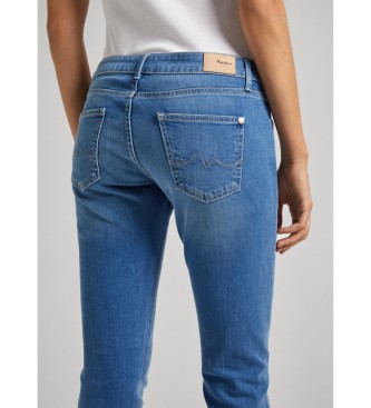 Pepe Jeans Jeans Fit Skinny Tiro Bajo azul
