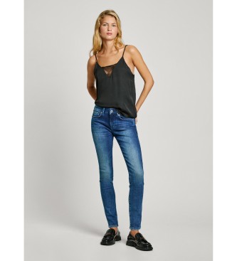 Pepe Jeans Dżinsy skinny fit Soho w kolorze niebieskim