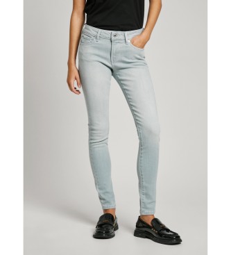 Pepe Jeans Dżinsy skinny fit Soho w kolorze szarym