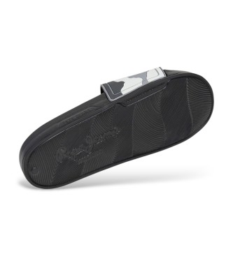 Pepe Jeans Sliders Slider Camo svart