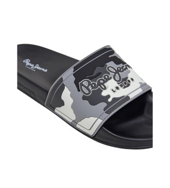 Pepe Jeans Sliders Slider Camo svart