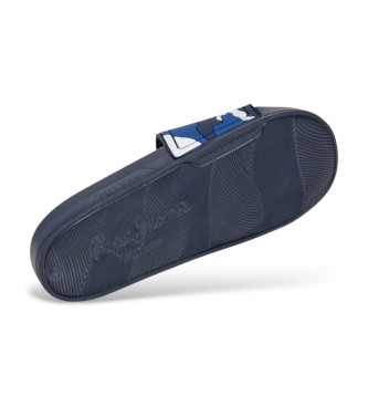 Pepe Jeans Slider Flip Flops Camo marinbl�