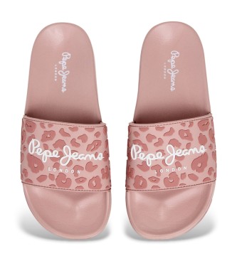 Pepe Jeans Teenslippers Leo roze