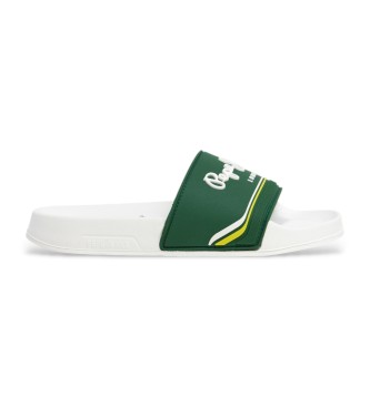 Pepe Jeans Origin B classic slider flip flops verde