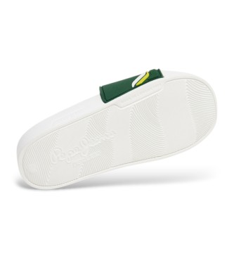 Pepe Jeans Origin B classic slider flip flops verde