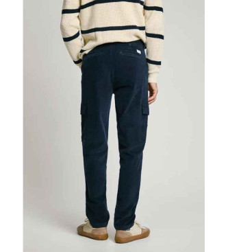 Pepe Jeans Hlače Corduroy Slim Cargo Navy