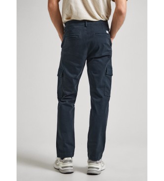 Pepe Jeans Cargo hlače Slim Twill navy