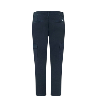 Pepe Jeans Pantalon cargo Slim Twill marine