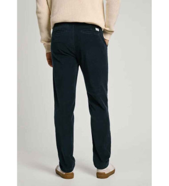 Pepe Jeans Slanke Corduroy marine chino broek