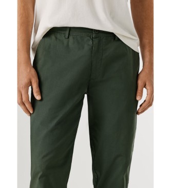 Pepe Jeans Cal�as Chino Poplin Slim verde escuro