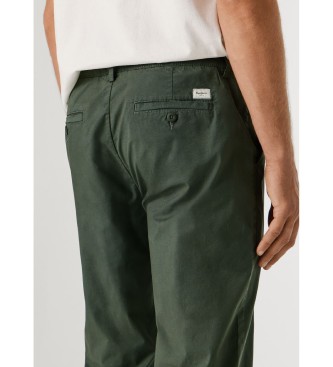Pepe Jeans Cal�as Chino Poplin Slim verde escuro