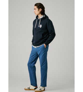 Pepe Jeans Schmale Chino Twill-Hose blau