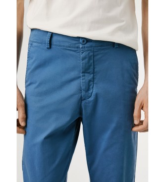 Pepe Jeans Schmale Chino Twill-Hose blau
