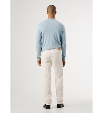 Pepe Jeans Calça Slim Five Pockets Corduroy bege