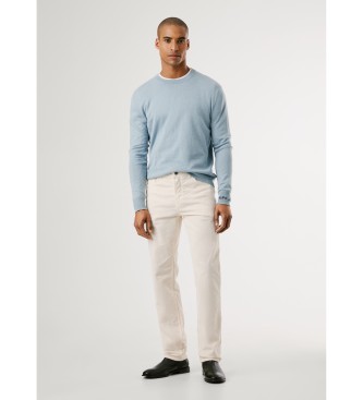 Pepe Jeans Calça Slim Five Pockets Corduroy bege