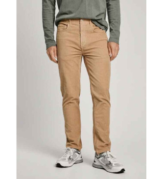 Pepe Jeans Corduroy 5-pocket corduroy trousers beige