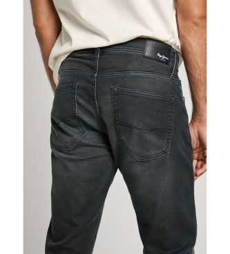 Pepe Jeans Svarta slim fit-jeans