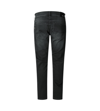 Pepe Jeans Svarta slim fit-jeans